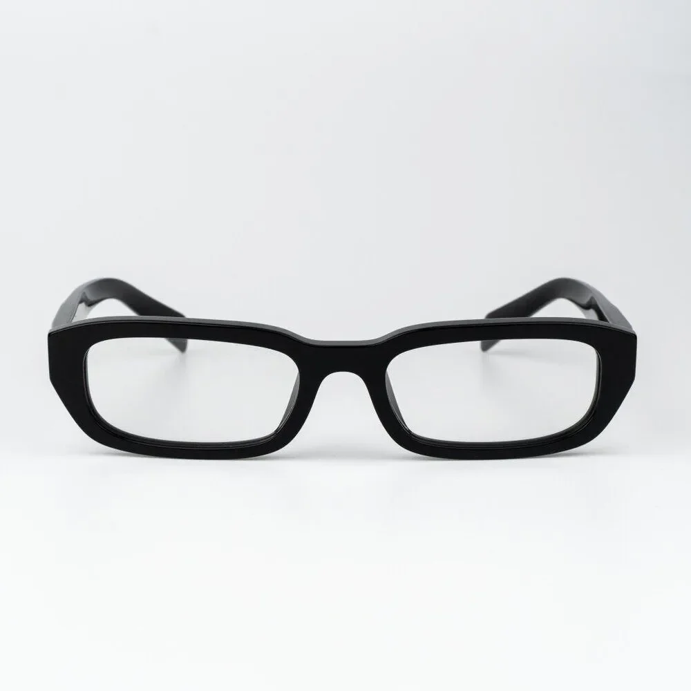 Prada Men Eyeglasses Black Rectangle PRB06S 16K08N NEW AUTHENTIC - Picture 2 of 10